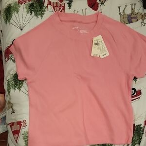 Aerie Short Sleeve Pink Tee
